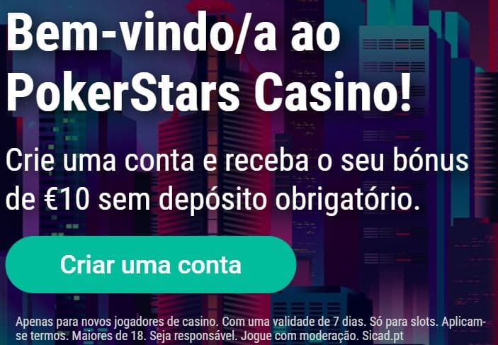 Bónus de boas vindas do Pokerstars Casino